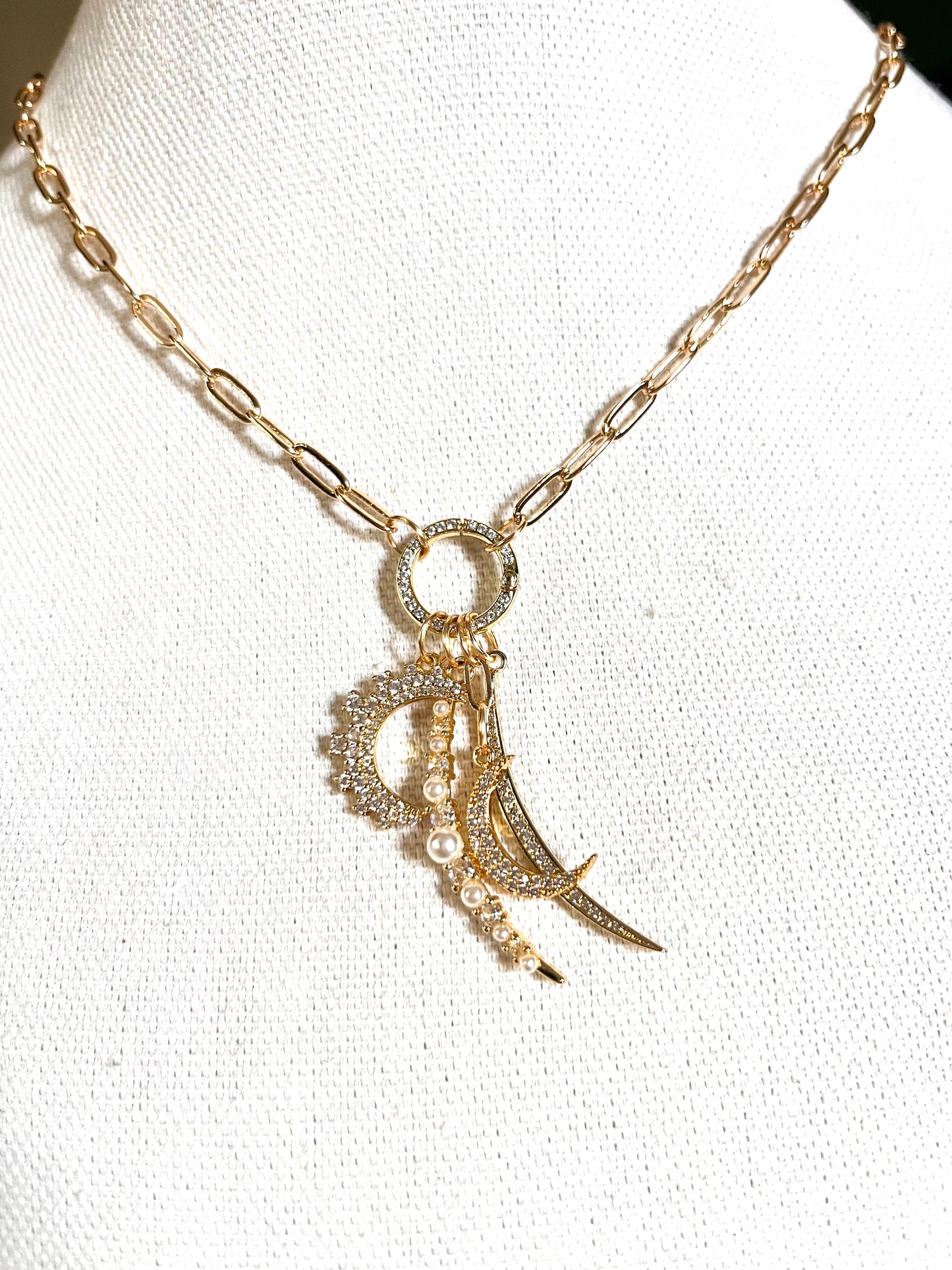 Moon Charms Necklace