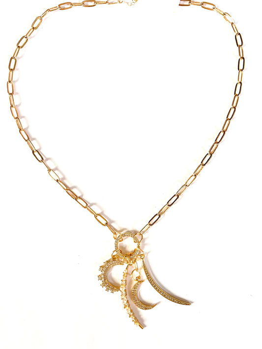 Moon Charms Necklace