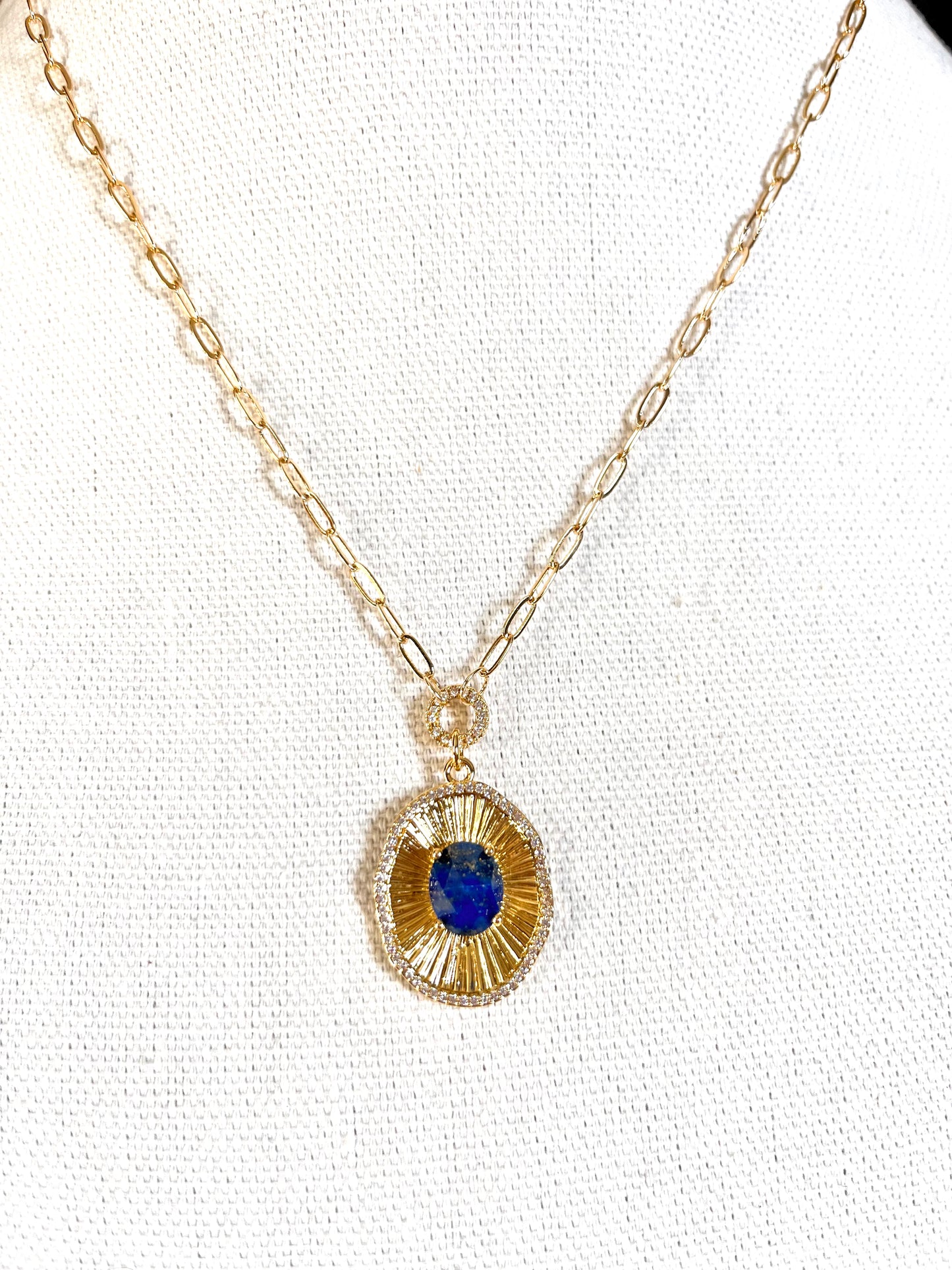 Lapis Pendant Necklace